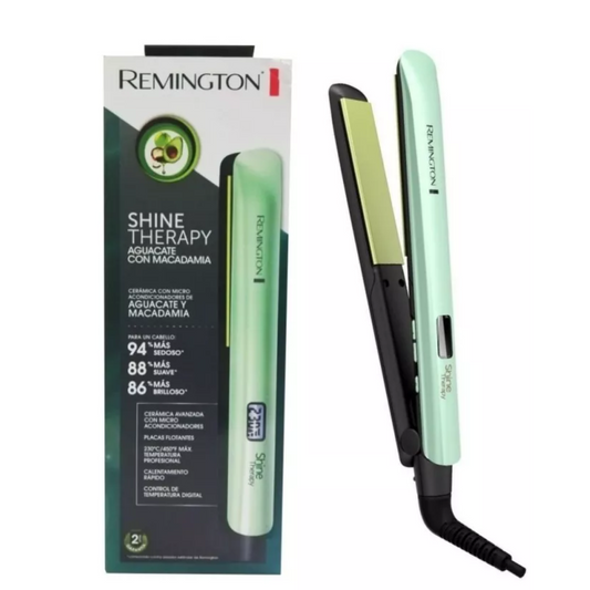 Plancha Alisadora Shine Therapy – Aguacate y Macadamia