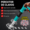 Pistola Remachadora de Clavos + Estuche con Guantes + Gafas Protectoras + 100 Clavos Regalo 🎁